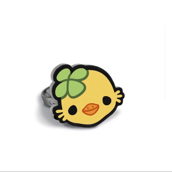 Hand Crafted Jewelry - BRAND NEW Kawaii Duck / Chicken Adjustable Ring